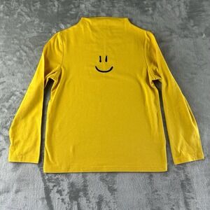 SheIn T-Shirt Boys 7 Yellow Smiley Face